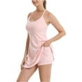 thumbnail image 1 of UoCefik The Ultimate Tummy Control Backless Active Dress, Made for Movement & Easy Bathroom Breaks, Exercise Dress with Pull Down Shorts Pink L, 1 of 3