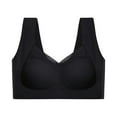 thumbnail image 1 of UoCefik Zenchic Bra - Seamless Powerful Push Up Wireless Bra Lift Full-Figure Posture Correcting Bra Ice Silk Anti Sagging Bra Black 4X-Large, 1 of 4