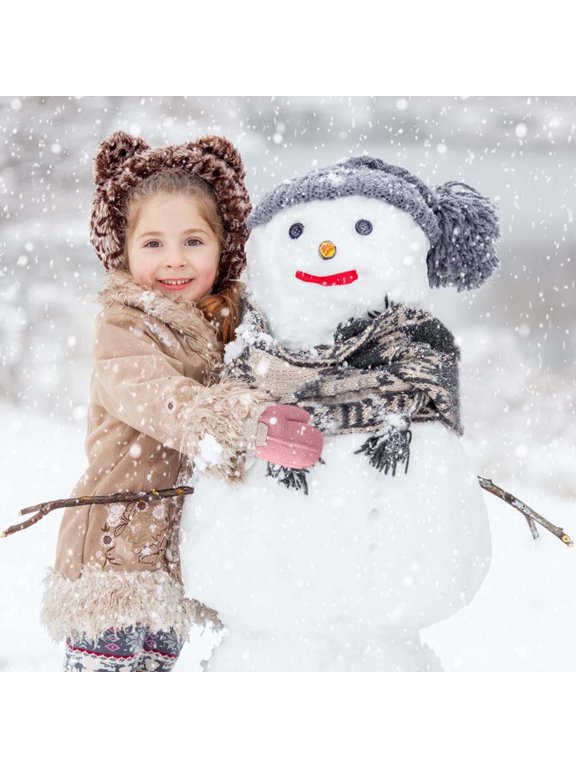 Baby Snow Mittens Warm Waterproof Winter Gloves with String for Toddler Infant Boys Girls Cozy Cold Weather Outdoor Play