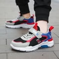 thumbnail image 1 of Uobin Boys Kids Tennis Athletic Running Walking Lightweight Sneakers For Little Toddler Youth Comfort Breathable Shoes for 4-15 Years, 1 of 7