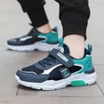 thumbnail image 1 of Uobin Boys Kids Tennis Athletic Running Walking Lightweight Sneakers For Little Toddler Youth Comfort Breathable Shoes for 4-15 Years, 1 of 7