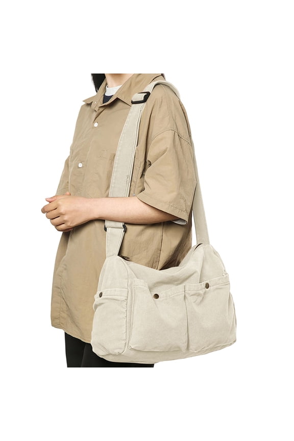 Crossbody Unisex Casual Messenger Sling For Daily Use Workwear Style With Adjustable Strap Shoulder Bags