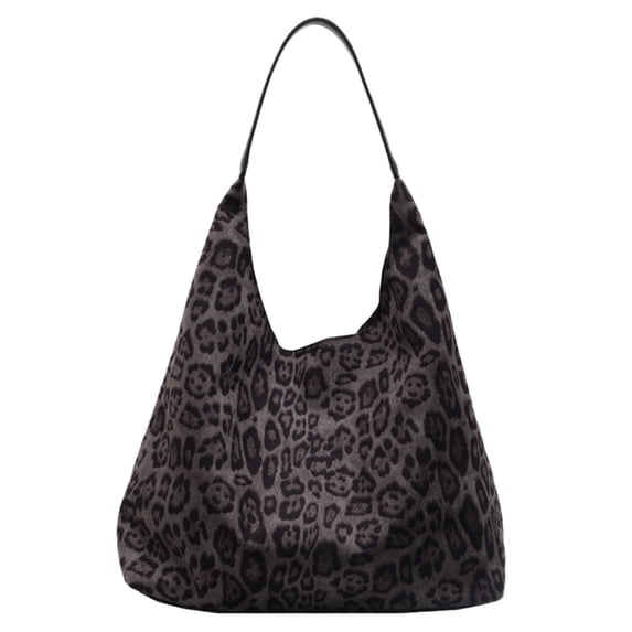 Uobin Fashion Leopard Print Tote Large Capacity Shoulder Bag For Stylish Spacious Everyday Carry