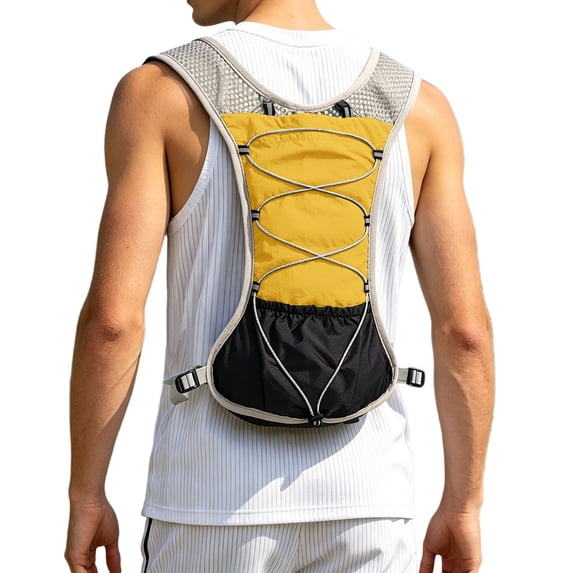 Uobin Functional Outdoor Running Backpack Lightweight Vest Style Design Breathable Mesh Reflective Details Secure Storage
