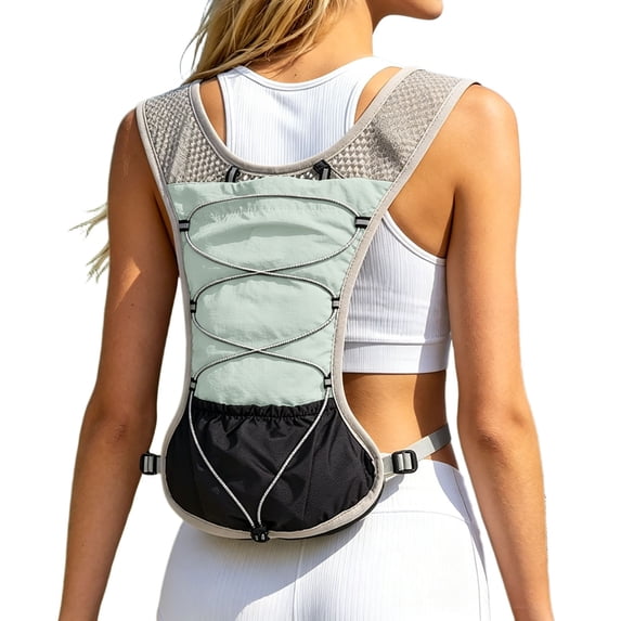 Uobin Functional Outdoor Running Backpack Lightweight Vest Style Design Breathable Mesh Reflective Details Secure Storage