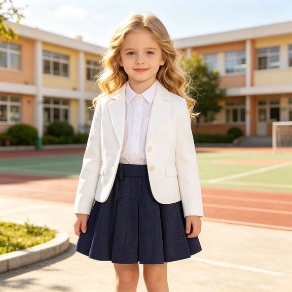 Uobin Girls Plaid Pleated Skirt Elastic High Waist Tennis School Preppy Uniform Skirt for Girls 5-16 Years