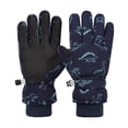 thumbnail image 1 of Uobin Kids Dinosaur Print Ski Gloves Warm Waterproof Snow Mittens for Boys Girls Youth Winter Outdoor Cold Weather Sports, 1 of 2