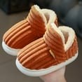 thumbnail image 1 of Uobin Kids Winter Bootie Slippers Warm House Shoes High Top On Non- Indoor Outdoor for Boys Girls, 1 of 3