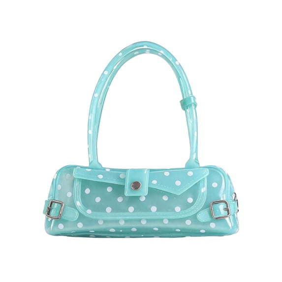 Uobin Polka Jelly Handbag For Everyday Use Cute Fashionable Shoulder With Classic Work Street Style