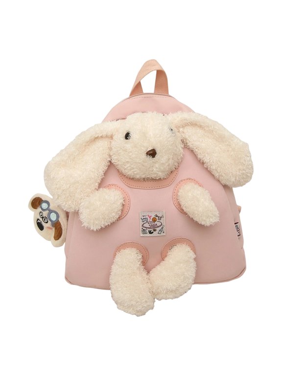 Removable Bunny Backpack For Casual Everyday Use With Detachable Design Comfortable Straps Outdoor Daily Commute