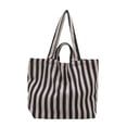 thumbnail image 1 of Uobin Stylish Minimalist Casual Large Capacity Striped Tote For Everyday Use Spacious Carryall, 1 of 8