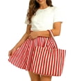 thumbnail image 1 of Uobin Stylish Minimalist Casual Large Capacity Striped Tote For Everyday Use Spacious Carryall, 1 of 9