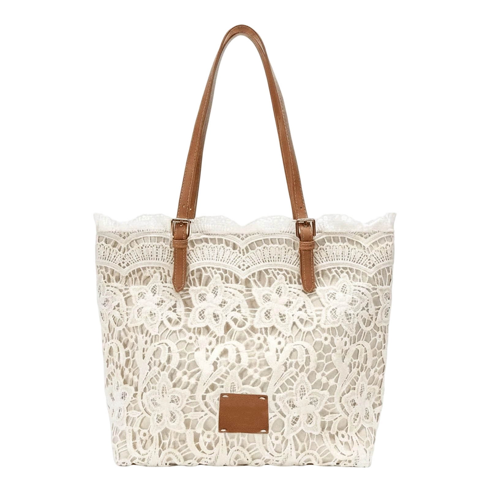 Uobin Vintage Lace Shoulder Bag Summer Straw Handbags for Women 2026 Crochet Kiss Lock Cute Large Tote Purses