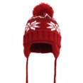 thumbnail image 1 of Uobin Winter Warm Scarf Hat Set With Festive Snowflake Knitted Lined Earmuffs Soft Thermal Yarn For Daily Casual Outdoor, 1 of 3