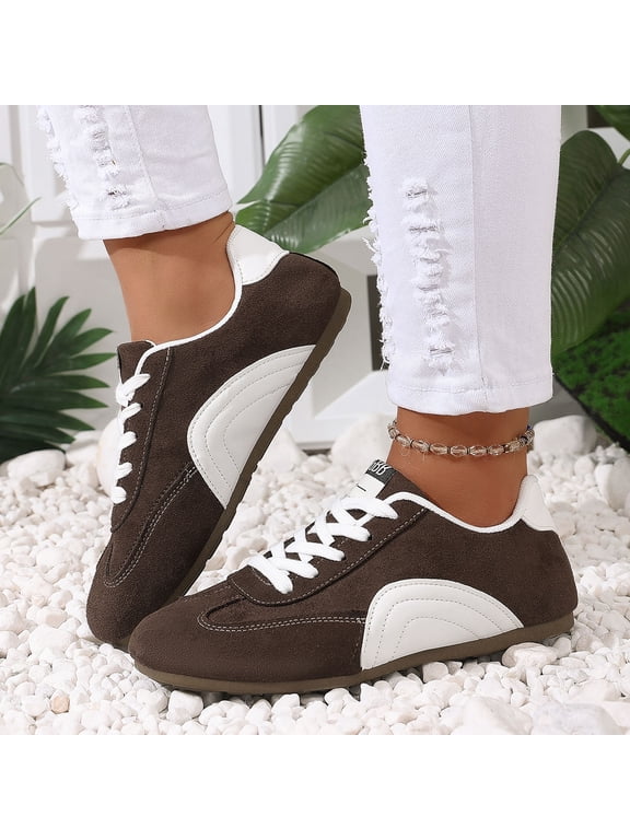 Women Breathable Lightweight Walking Shoes, Casual Comfort Sneakers for Daily Fitness and Everyday Wear with Cushioned Insole