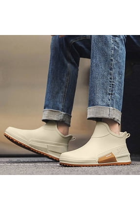 Women Rain Shoes On Comfortable Footwear For Rainy Days Fashionable Design Ideal Leisure Outfits Raincoats Ankle Boots Rubber Garden Non Light