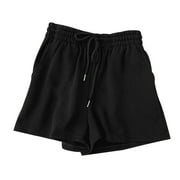 Uojfnhb Plus Size Shorts Women Casual Camp Shorts Women Summer Clothes Women Black Yoga Shorts for Women Sport Shorts