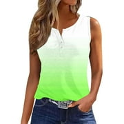 Uojfnhb Tank Top with Built in Bra Pretty Summer Tops for Women Long Flowy Tank Tops for Women Womens Beach Tank Tops