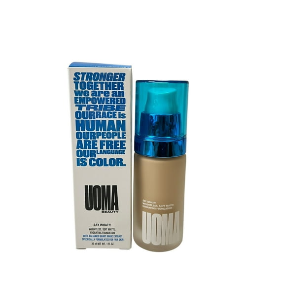 Uoma Beauty Say What?! Weightless Soft Matte Hydrating Foundation 1 fl oz Fair Lady T1C
