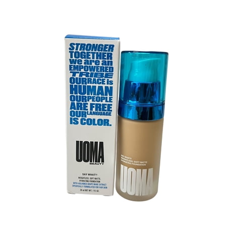Uoma Beauty Say What?! Weightless Soft Matte Hydrating Foundation 1 fl oz Fair Lady T3W