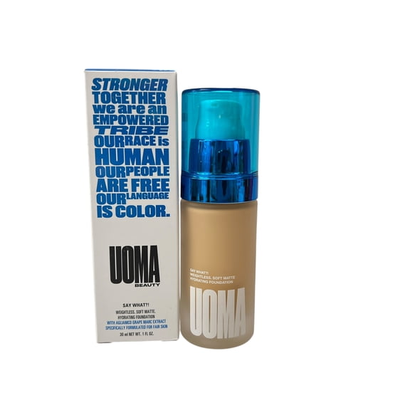 Uoma Say What Weightless Soft Matte Hydrating Foundation 1 fl oz Fair Lady T2W