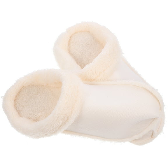 Uonlytech 1Pair Fuzzy Slipper Insoles Removable Thickened Plush Warm Soft Shoe Inserts
