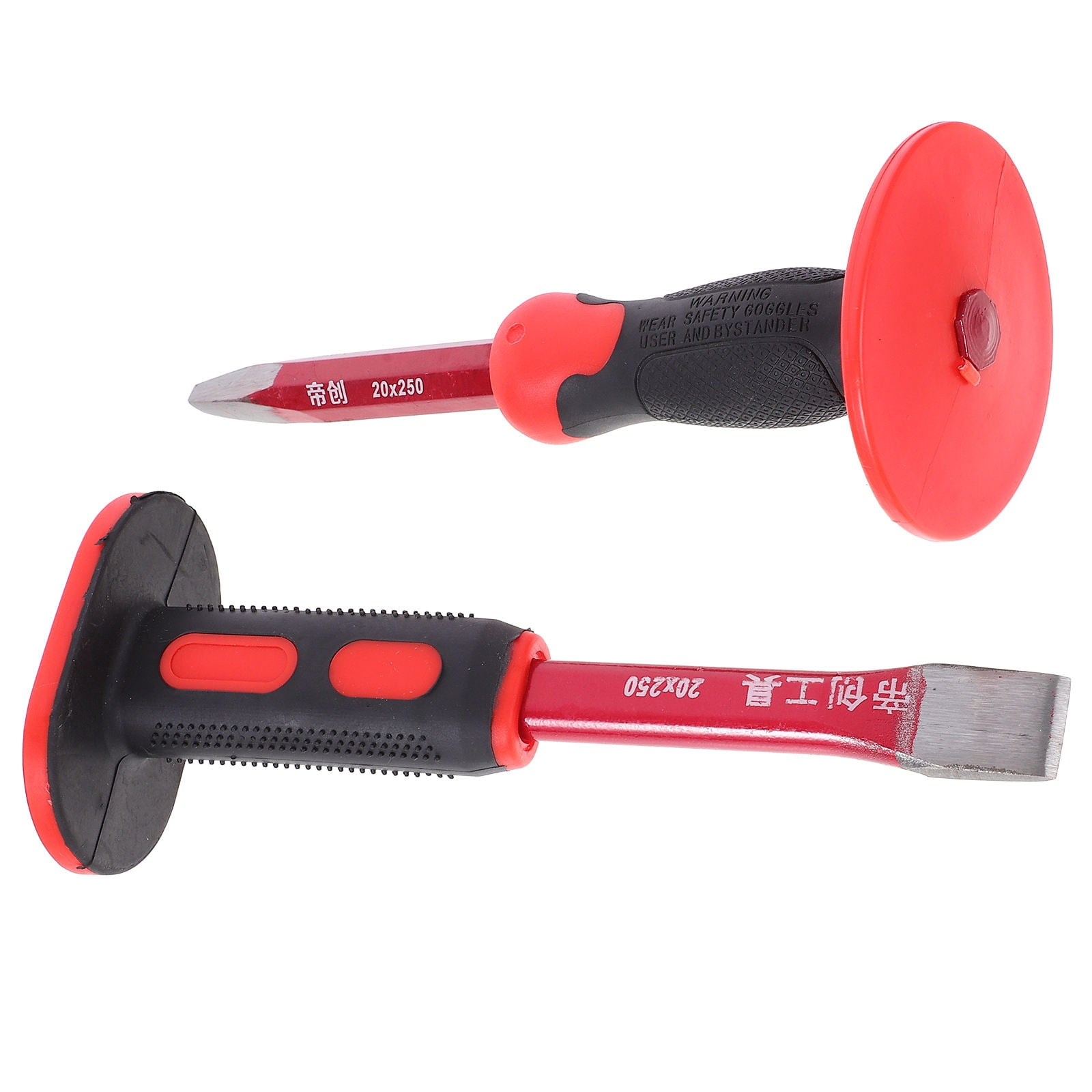 Uonlytech Chisel Rubber Handle 2Pcs 9.8In - Walmart.com