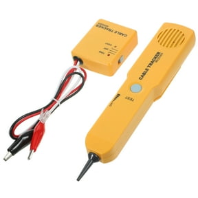 LIOOBO Tone Line Finder Telephone Cable Tester Wire Tracer with LED for Phone Line Diagnosis in Assorted Colors