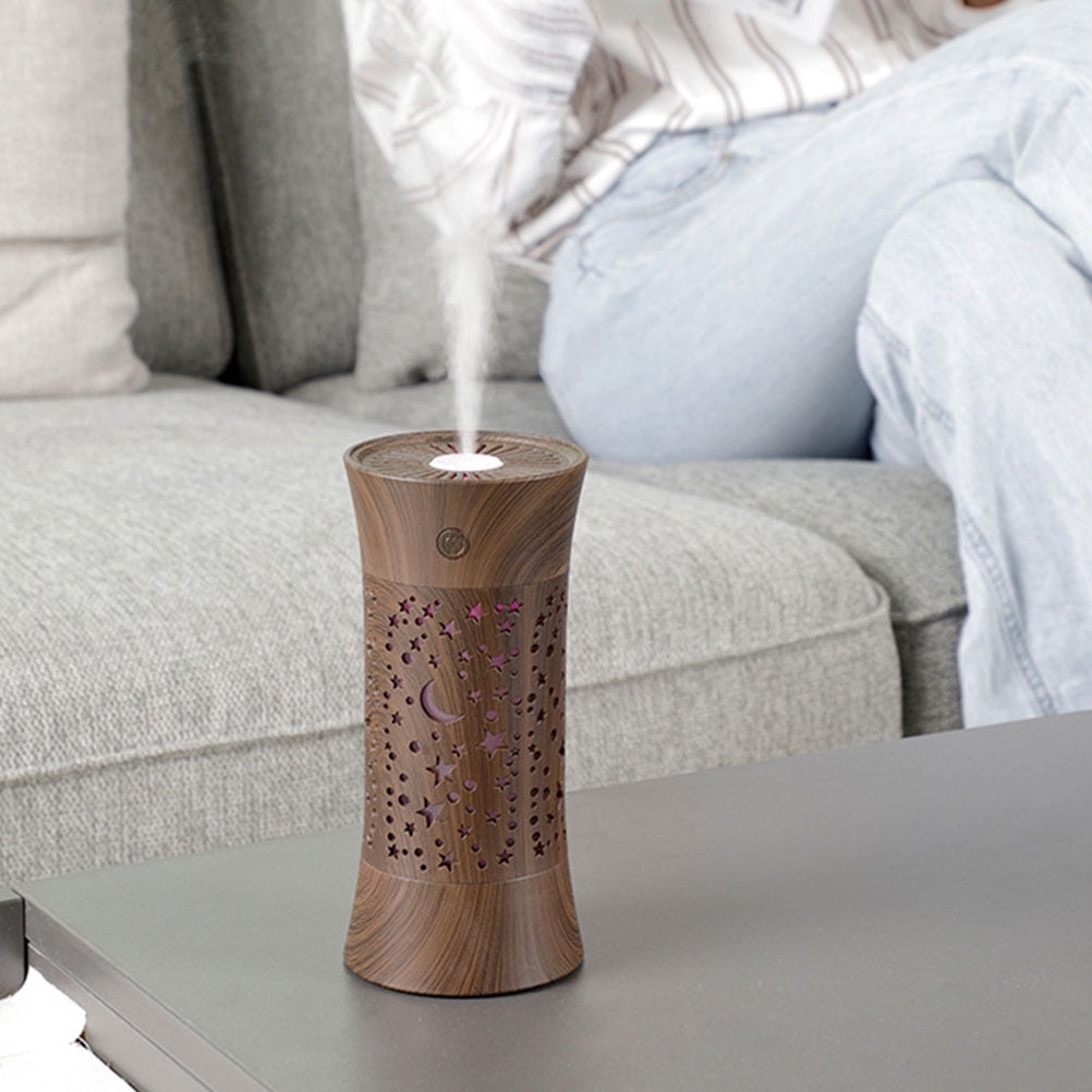 LIOOBO 1Set Portable Decorative Air Humidifier Lamp with Fine Mist and Warm Night Light for Home