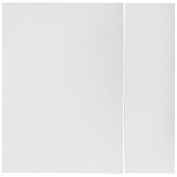 Uonlytech Elegant White Binding Covers for Documents Versatile Office and Home Use