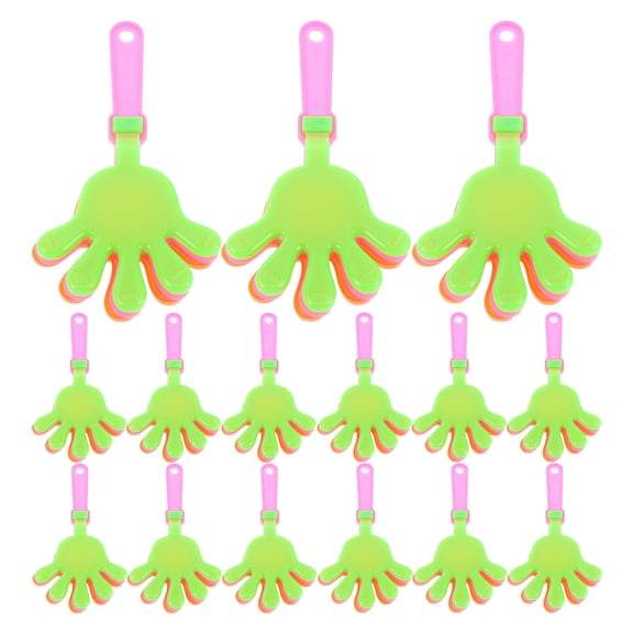 Uonlytech 100Pcs Plastic Hand Clappers Noise Maker for Sports Events Parties and Concerts Loud Cheering Props