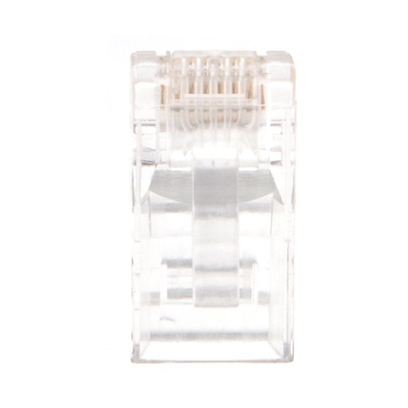 Uonlytech 100Pcs Rj45 Cat5e Connector Ends Plugs Set with Plated Gold Plated 8p8c Contacts for Network Cable