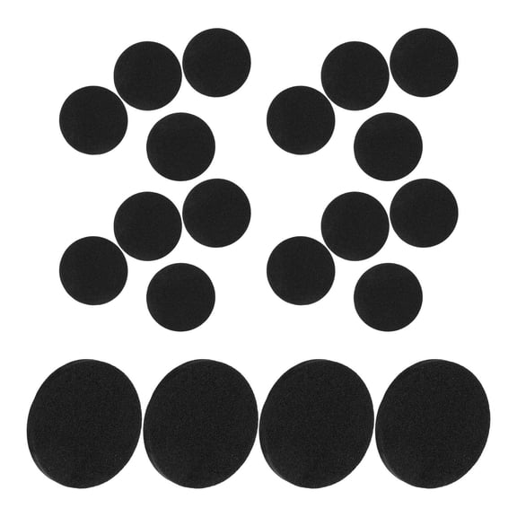 Uonlytech 100Pcs Thickened Black Foam Car Door Spacers for Vibration Damping and Car Door Protection
