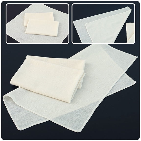 Uonlytech 10Pcs Cotton Cheesecloth for Straining Homemade Almond Milk and Yogurt