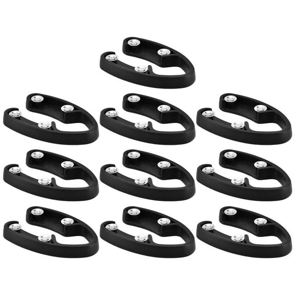 LIOOBO 10Pcs Practical Foil Cutter Black Stainless Steel Wine Decapper for Kitchen Supply