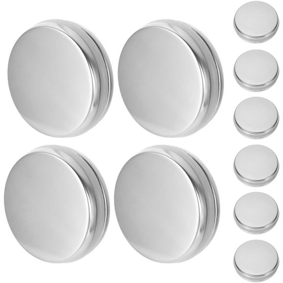 Uonlytech 10pcs Drain Plugs for Sinks Stainless Steel Round Water Flow Speed Control
