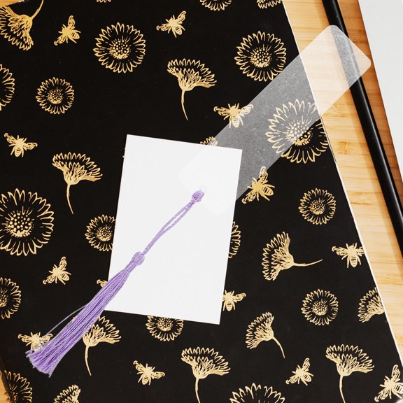 Uonlytech 12 Transparent Bookmarks for DIY Creativity and Crafting