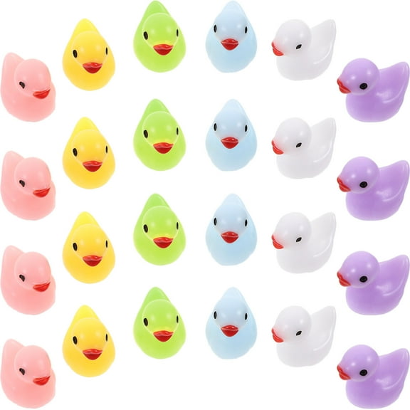 Uonlytech Cute Resin Garden Figurines Assorted Color for Indoor and Outdoor Decor 120Pcs