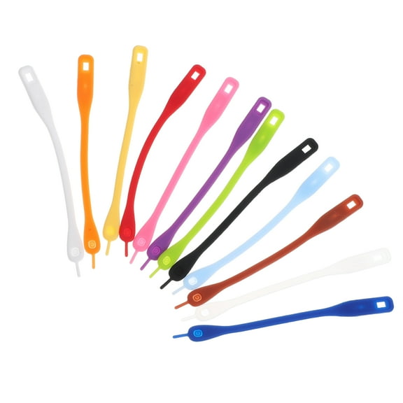 Uonlytech 12Pcs Silicone Glass Markers Assorted Color Glass Identification for Guests at Social Events