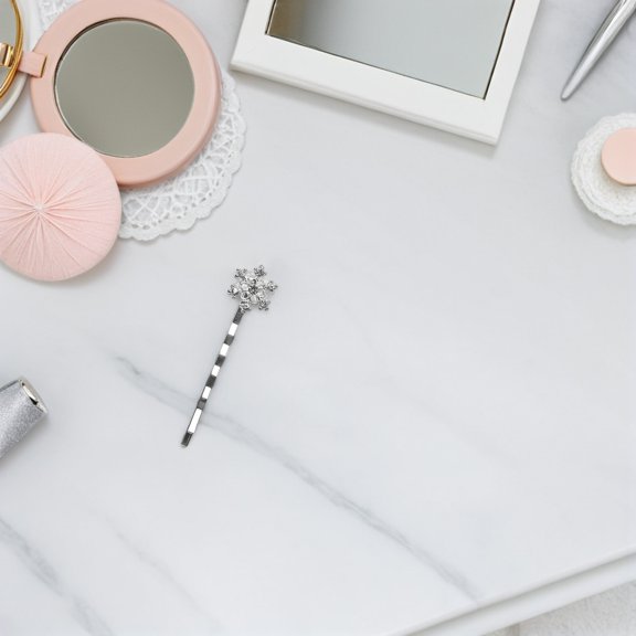 Uonlytech 12pcs Snowflake Hair Clips Hair Accessories Multi Styling For Women Travel Party Wedding