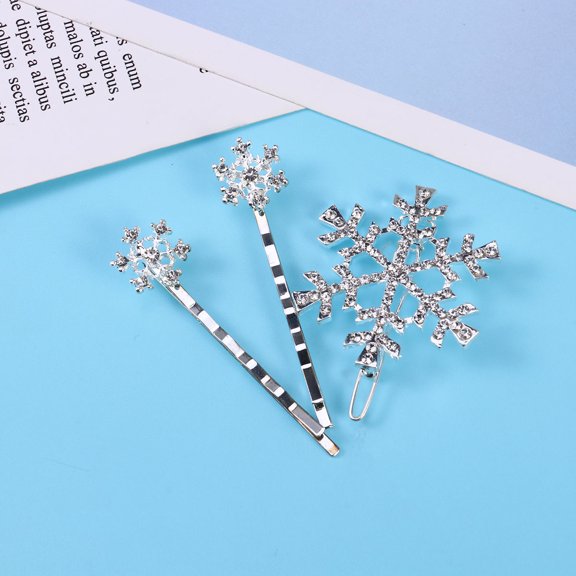 Uonlytech 12pcs Toddler Snowflake Clip Multi Decorative Women For Outdoor Activities