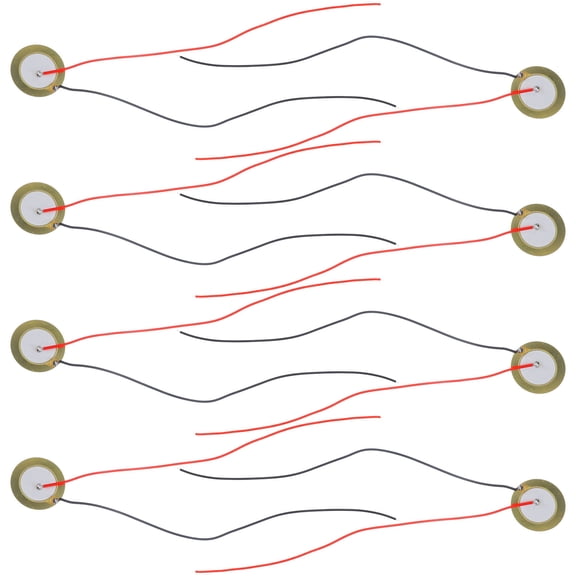 Uonlytech 15Pcs Brass Piezo Electric Discs for Acoustic Guitar Pickup Warm Loud Sound Easy to Install
