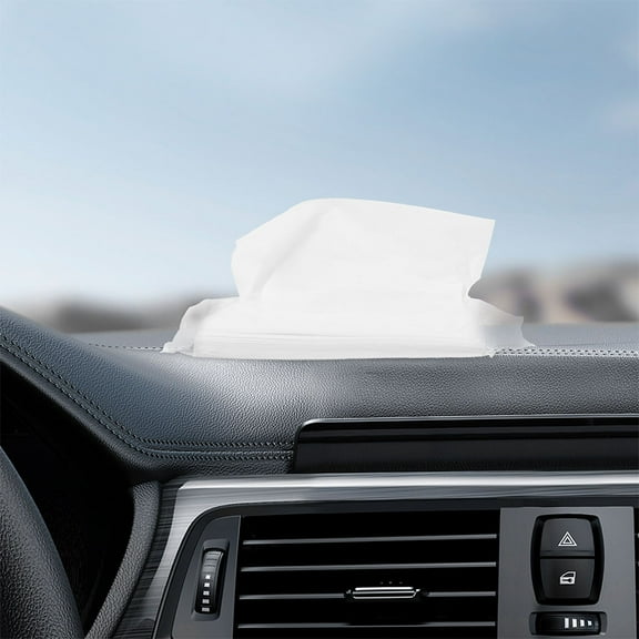 Uonlytech 15Pcs Tissues Refill for Car Driving Sun Visor Design Car Tissues