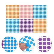 Uonlytech 16Pcs Eco Friendly Round Sticker Labels for Price Tagging Calendar and Storage Use