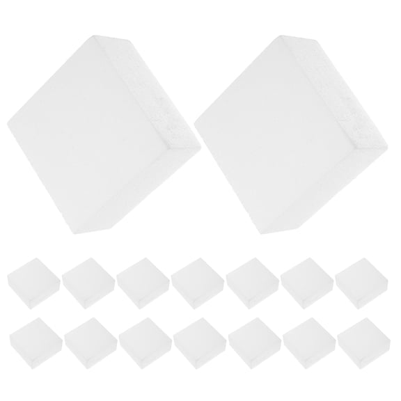 Uonlytech 16Pcs White Foam Blocks for Carving and Crafting Multipurpose Modeling Foam for DIY Use