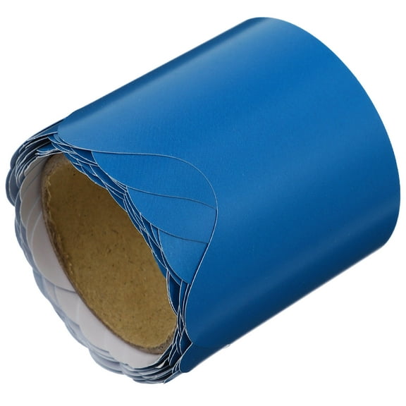 Uonlytech Blue Chalkboard Border Trim for Bulletin Boards and Smooth Surfaces