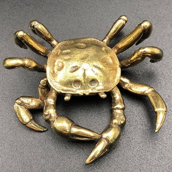 Uonlytech 1Pack Sculpture Retro Indoor Crab For Collectors Photo Prop