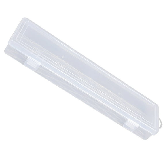 Uonlytech Plastic Tool Storage Box Transparent Organizer with Hanging Hole for Workshop and Home Use