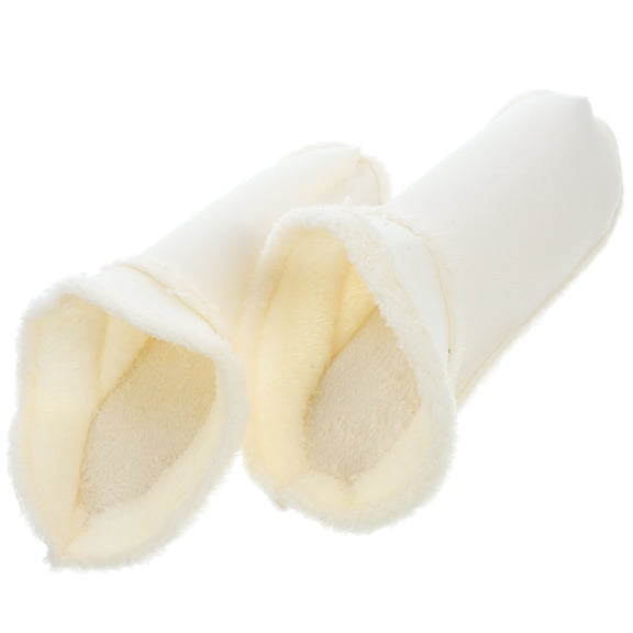 Uonlytech 1 Pair Removable Slippers Liner White Soft Comfort Boot Liners for Winter Use Most People