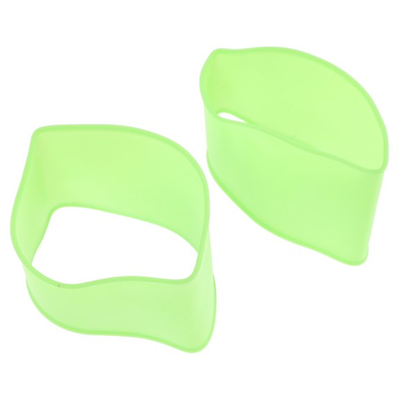 Uonlytech 1Pair Silicone Lace Keepers for Soccer Cleats Green for Secure Laces and Comfortable Fit